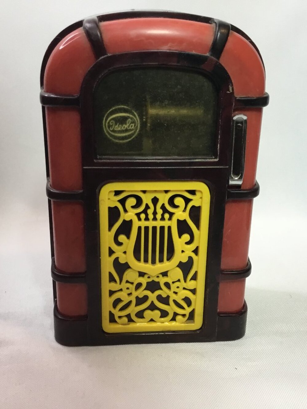 Vintage Ideal “Ideola” Musical Juke Box Wind Up Music Bank Works USA Watch Video